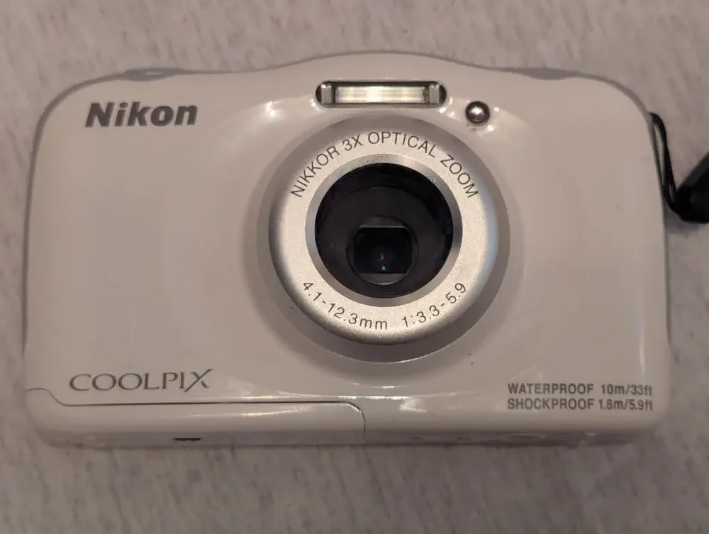 Nikon Coolpix W100 Digital Camera Working Great (No charging Cable)